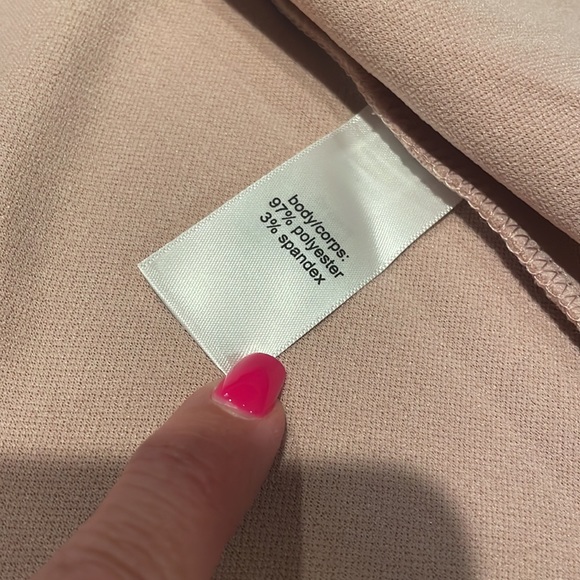 1X Maurices no button blush light pink colored blazer. - Picture 7 of 10